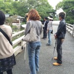 高円宮家の次女典子さまの結婚式の日に、京都御苑のガイドツアー